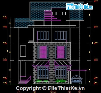 File thiết kế,Thiết kế biệt thự,biệt thự phố,mẫu biệt thự,biệt thự đẹp